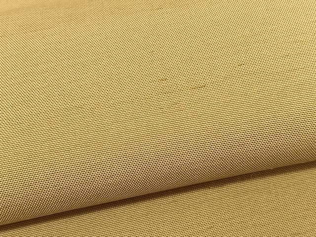 平和屋着物○本加賀友禅作家 鶴見保次 色無地 白山紬地 玉蜀黍色 正絹