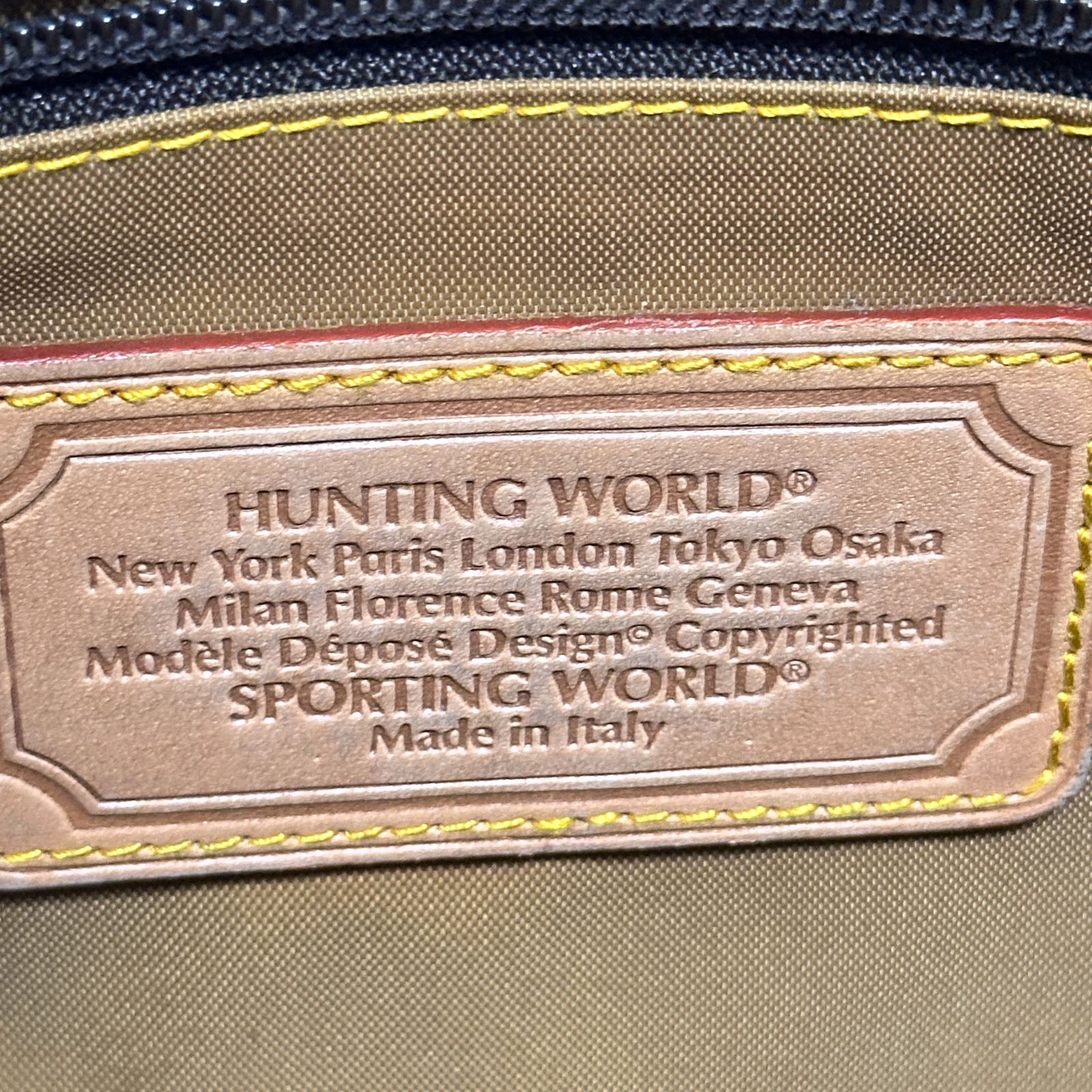 HUNTING WORLD ハンティングワールド ヴィンテージ バチュークロス