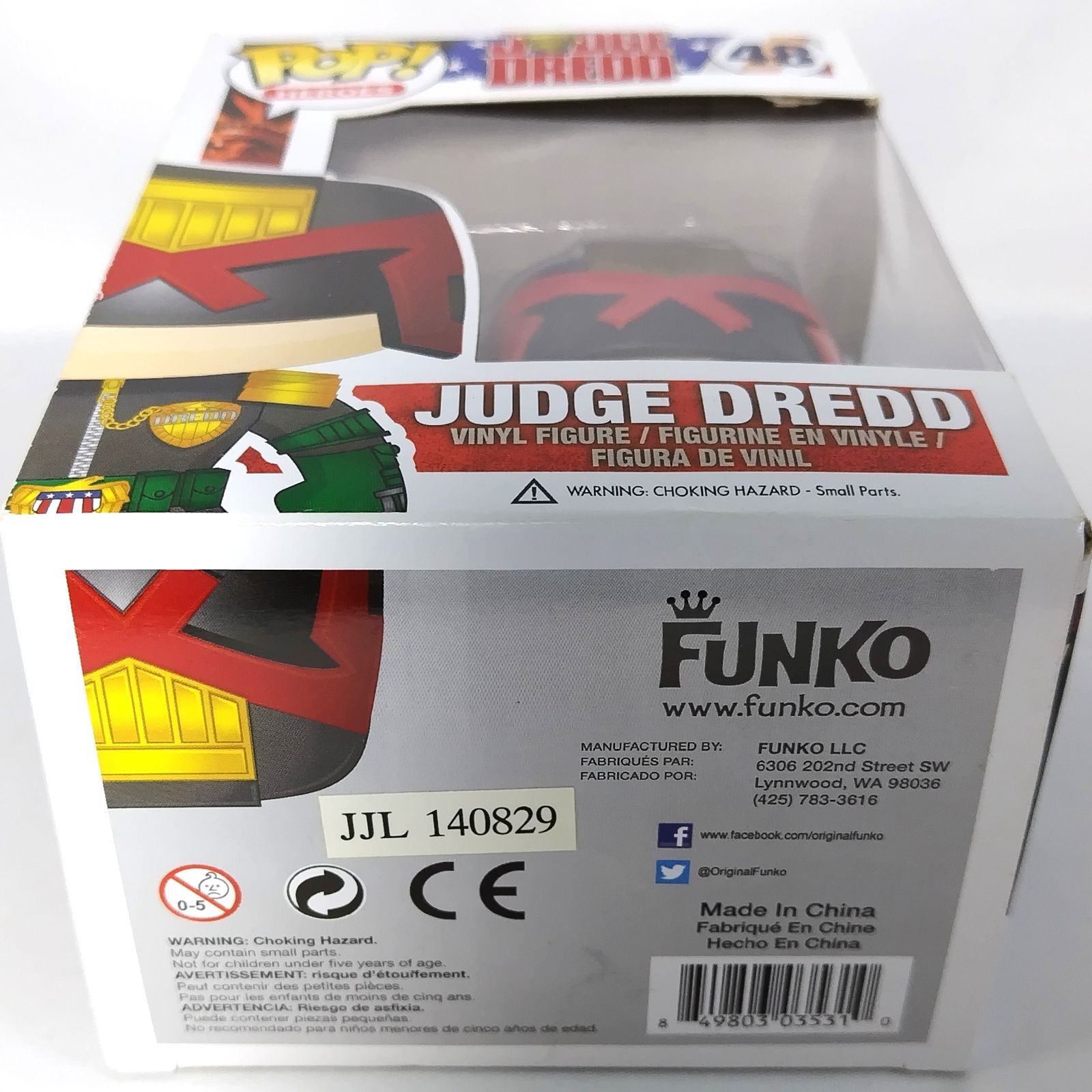 新品 】【 送料無料 】 ファンコ ポップ！ 48 ジャッジ・ドレッド 
