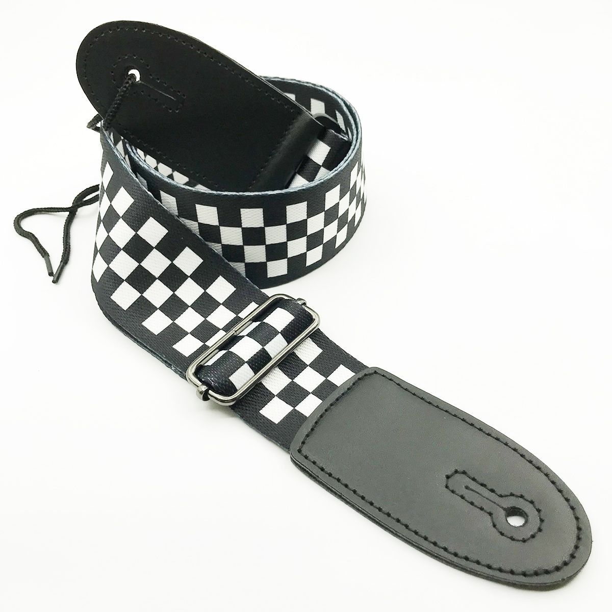 パラメヒコ　ストラップ　非売品　白・黒セット ギターストラップ CheapTrick リックニールセンモデル 白黒 市松