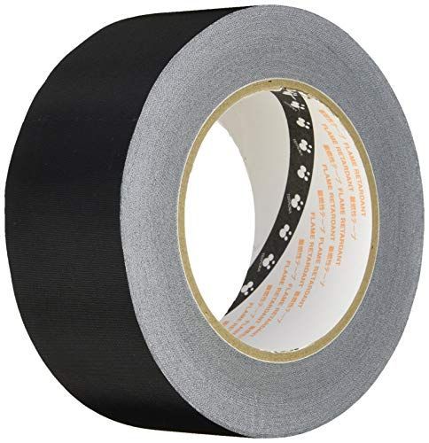 TERAOKA アセテートクロス粘着テープ 黒 50mm×30m No.570F