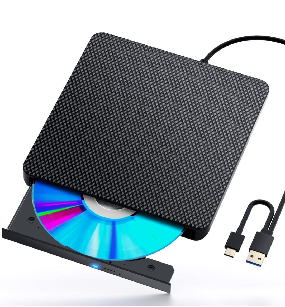 ブルーレイドライブ外付け blu-rayプレイヤー再生読み書usb-aと usb-c(type-c) ブルーレイプレーヤーブルーレイディスク対応WIN7-11/MAC対応 ノートパソコン対応 blu-ray けドライブbdドライブ（black）