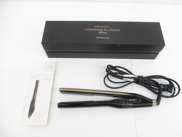 Bioprogramming ヘアビューロン 4D Plus ストレート ヘアアイロン 家庭用美容器