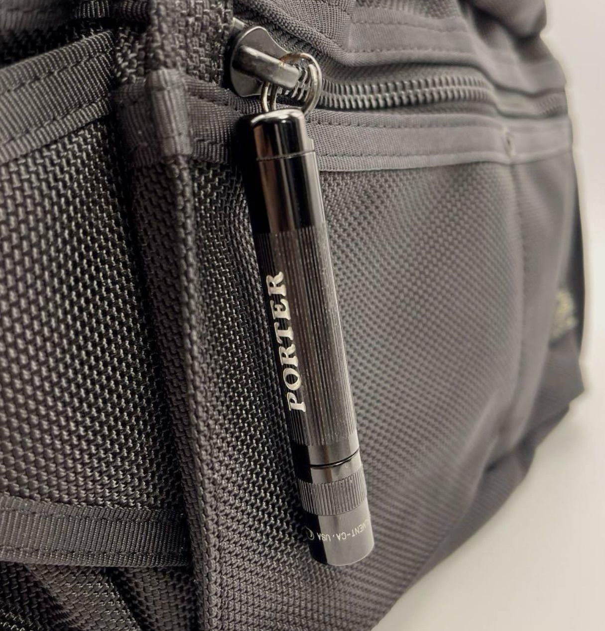 美品】PORTER HEAT ウエストバッグ L ブラック マグライト付属 316