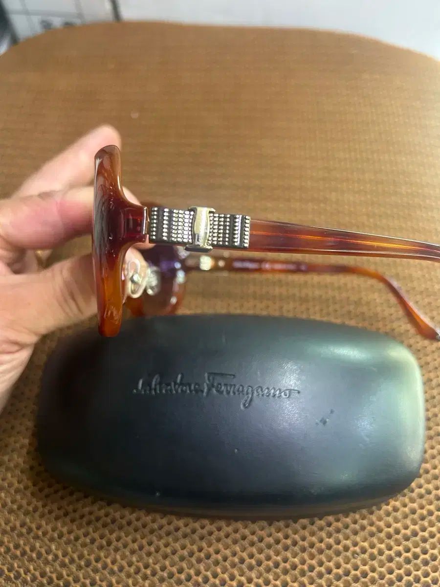 Salvatore Ferragamo◇サングラス/プラスチック/BRW/BRW/レディース