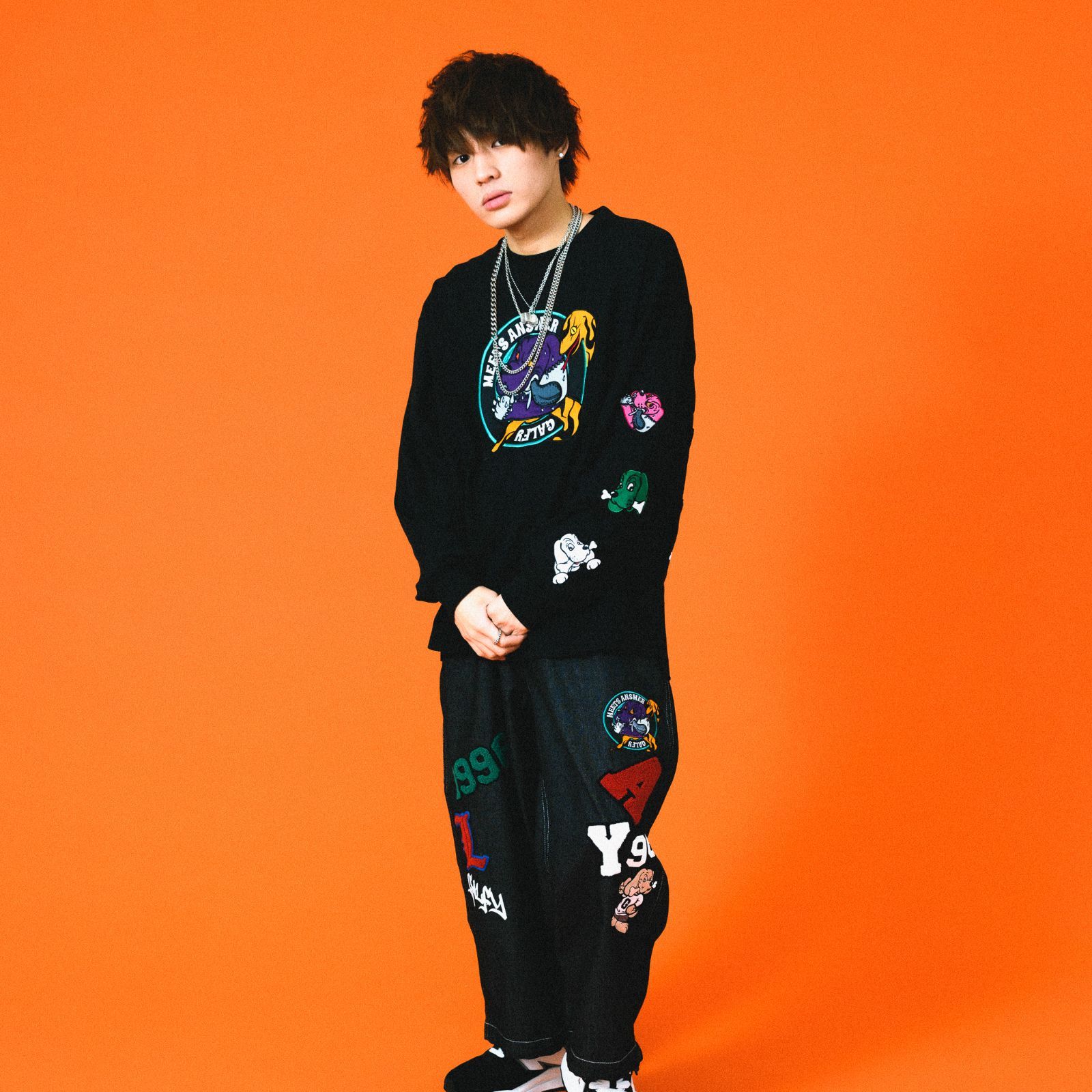 ガルフィー ロンT M GALFY ガルフィー ロンT ロング Tシャツ 長袖 メンズ レディース