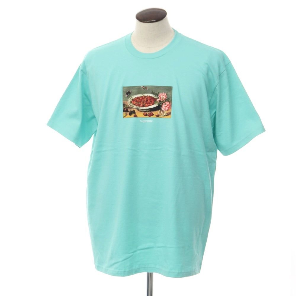 XL supreme Strawberries Tee Teal