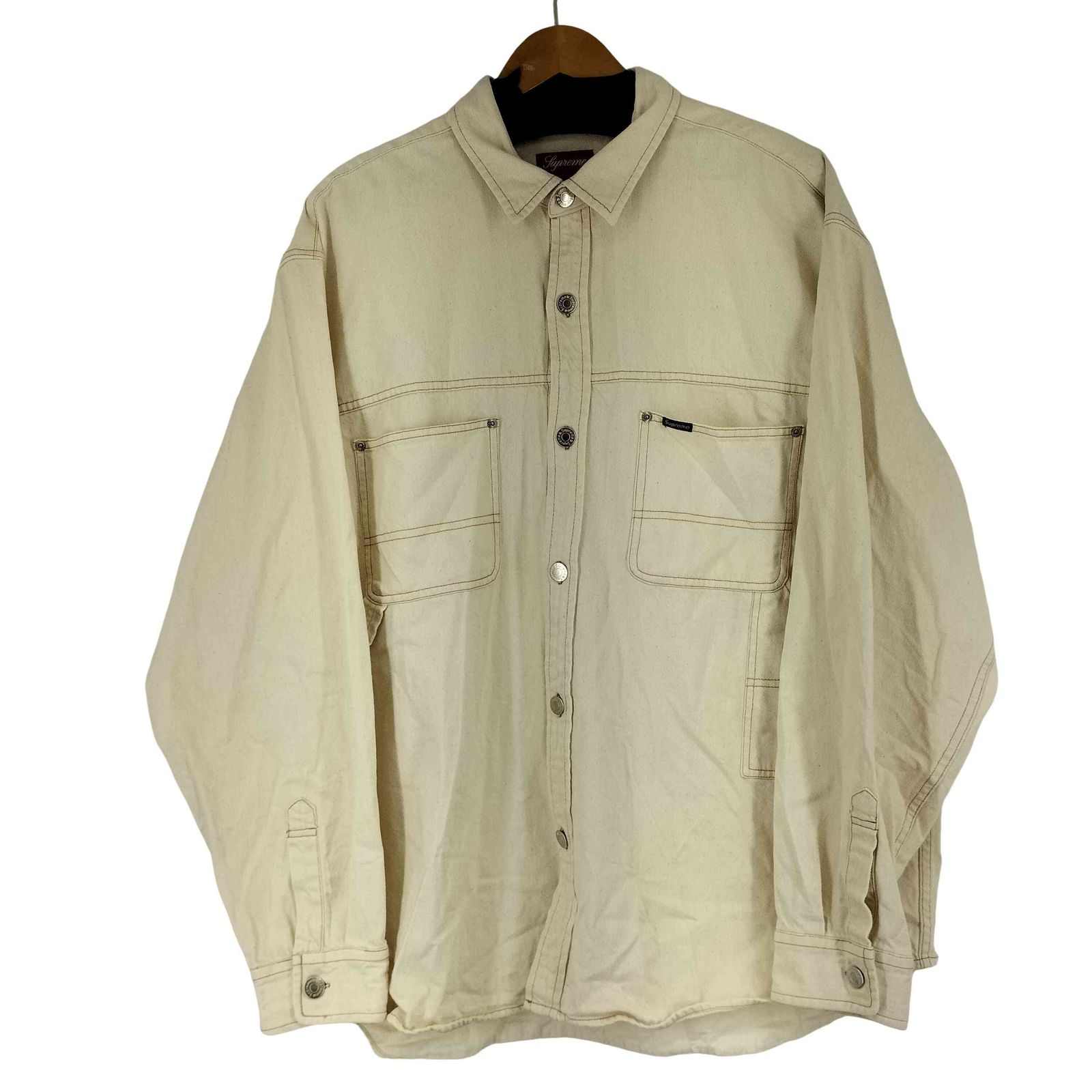 美品23ss Supreme Denim Painter Shirt S Supreme Denim Painter Shirt (SS23) - $138