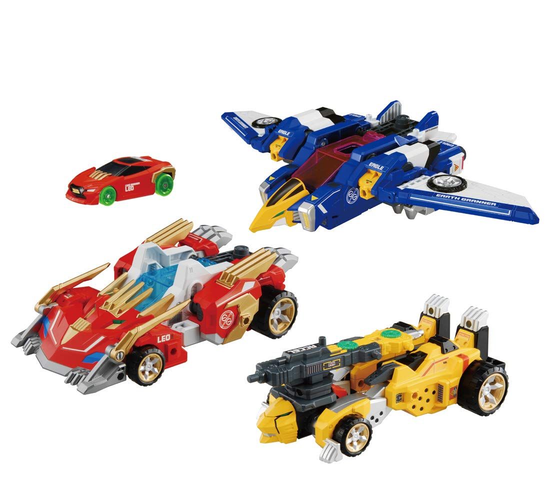 トミカ絆合体アースグランナー 7点セット ガオグランナーレオ イーグルシャーク他 トミカ アースグランナー レオ イーグル チータ 絆合体DXセット