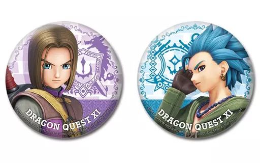 中古】バッジ・ピンズ(キャラクター) 主人公＆カミュ カンバッジ2個