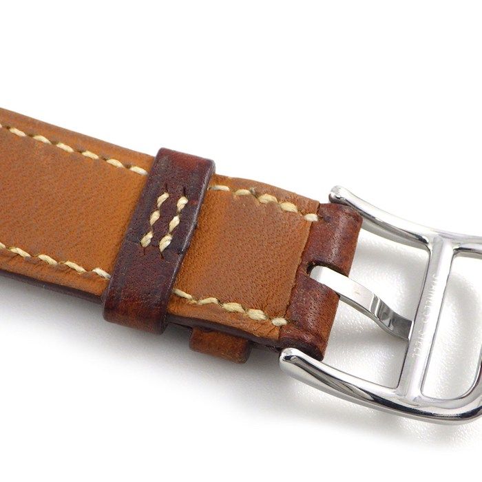 エルメス HERMES 腕時計 Hウォッチ HH1.210 スクエア シルバー  