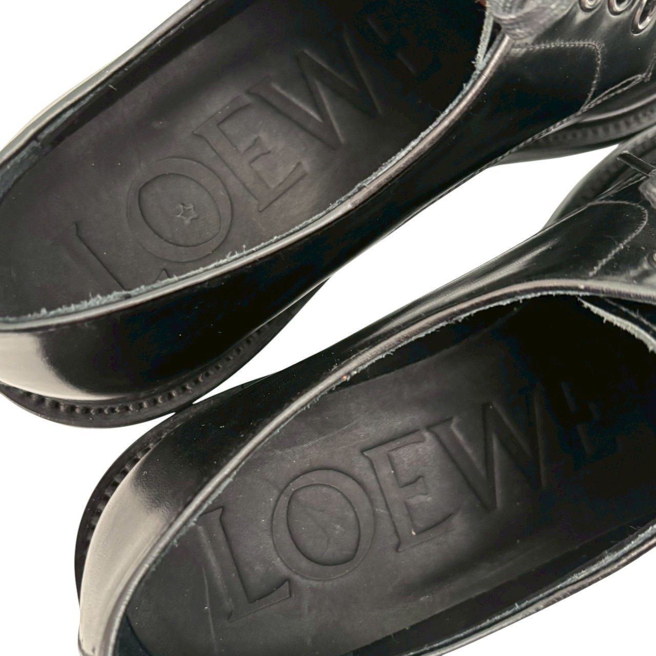 LOEWE ロエベ レザーシューズ 黒 革靴 オックスフォード シューズ