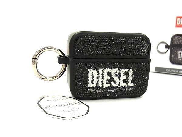 DIESEL ディーゼル AirPods Pro2 ケース エアポッズプロ ケース メンズ レディース ブラック系 FL9474