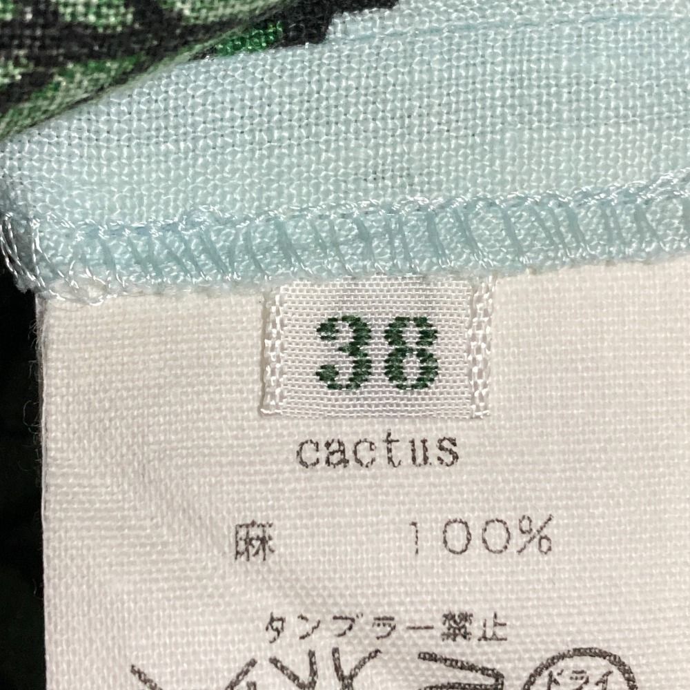 良品 mina perhonen ミナペルホネン cactus 半袖 ワンピース サイズ38  