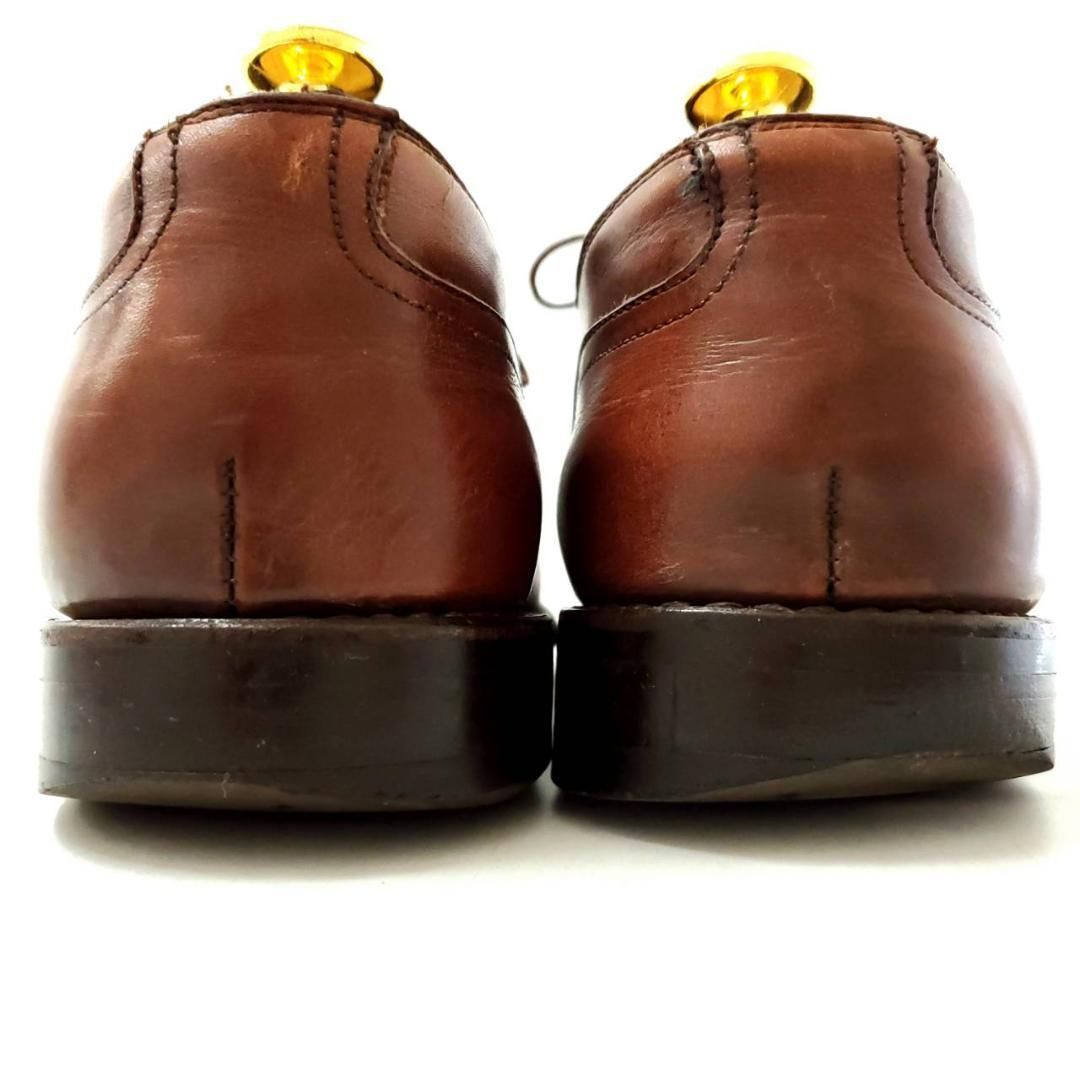 バーウィック Uチップ ダイナイトソール 本革 レザー UK8.5 ブラウン