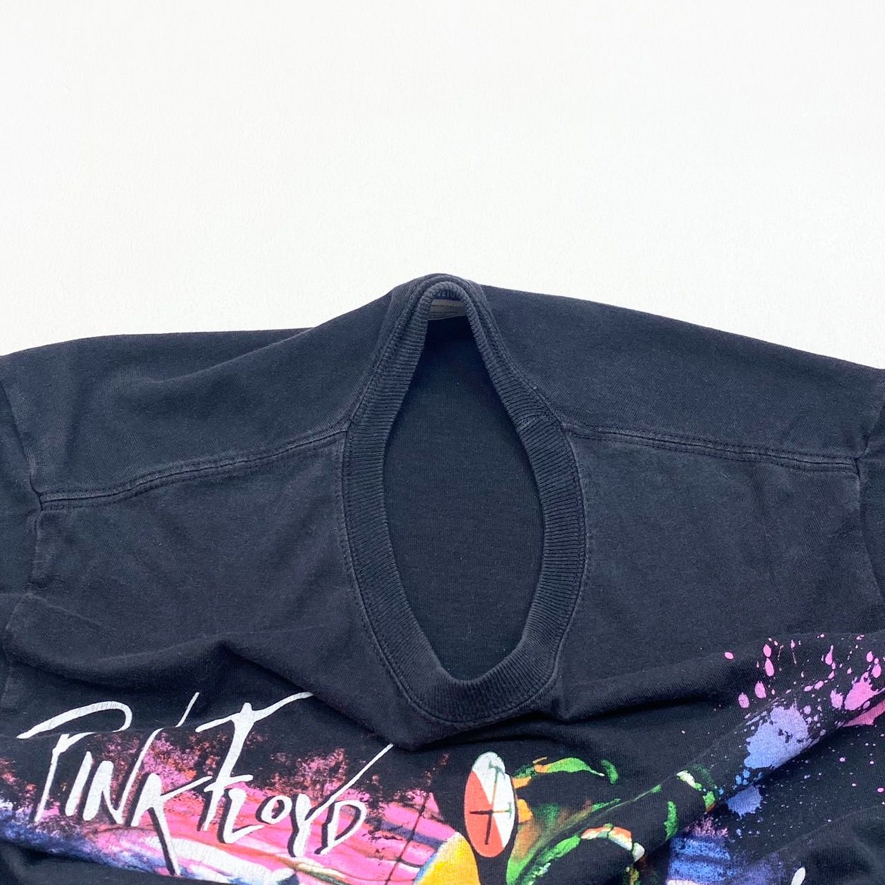 ヘインズ Hanes バンドTシャツ PINK FLOYD プリント 半袖 S ブラック