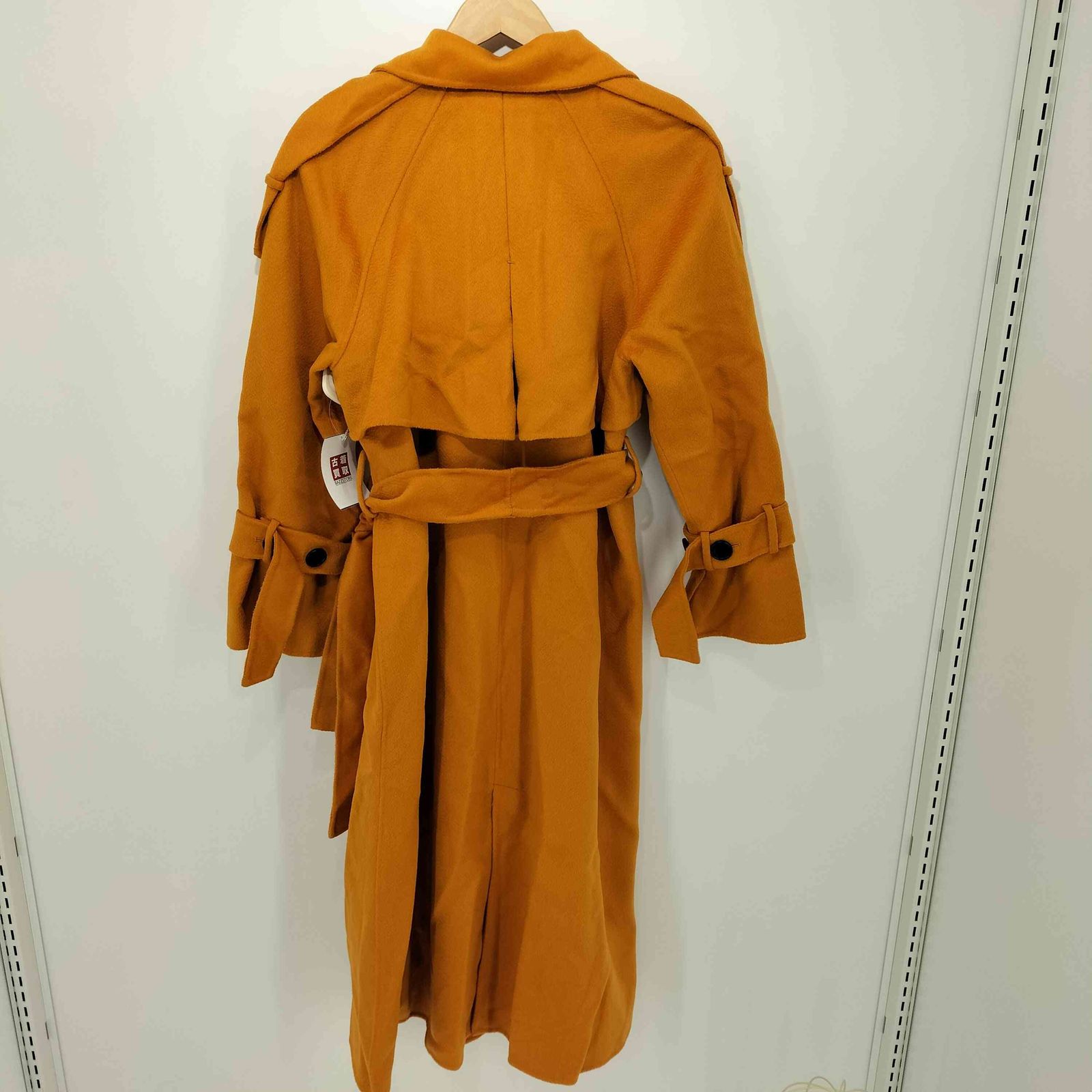 snidel ウロコカシミアスタンドカラーコート オレンジ 0（snidel 