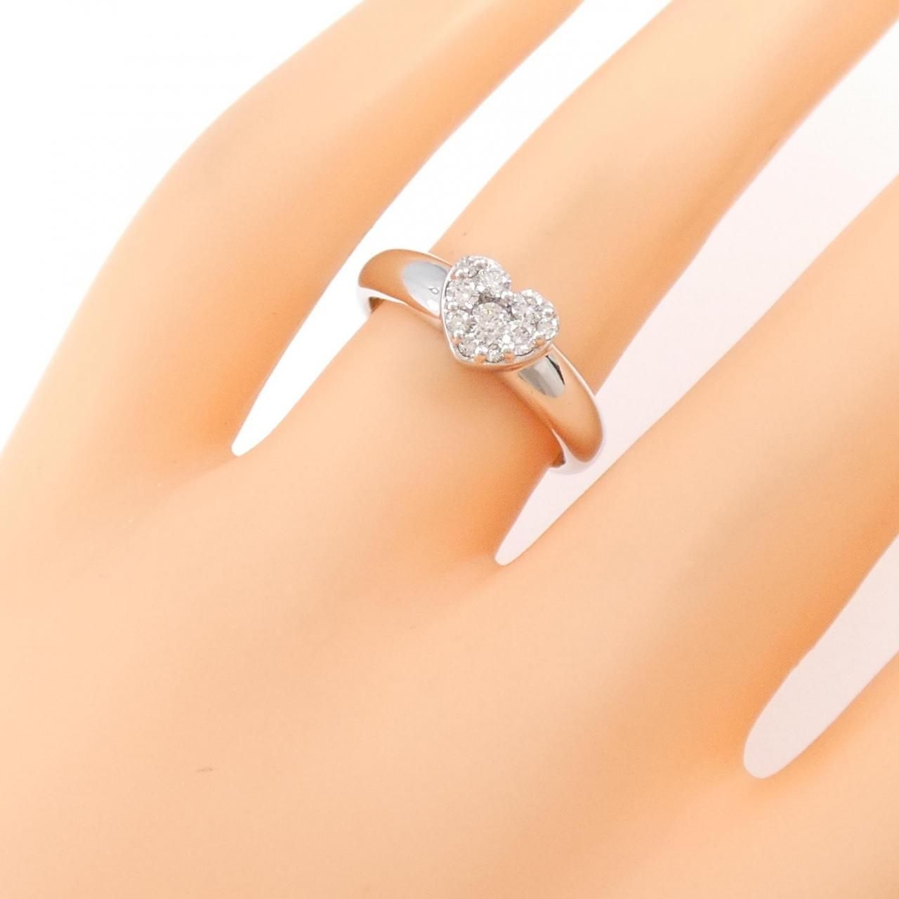 ポンテヴェキオ ハート ダイヤモンド リング 0.25CT 
