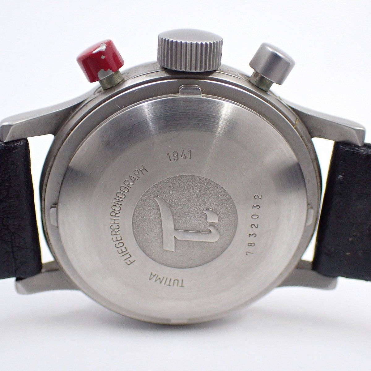 Tutima 1941 正規品　付属品完備　状態良好 TUTIMA チュチマ フリーガー 1941 クロノグラフ 手巻き メンズ
