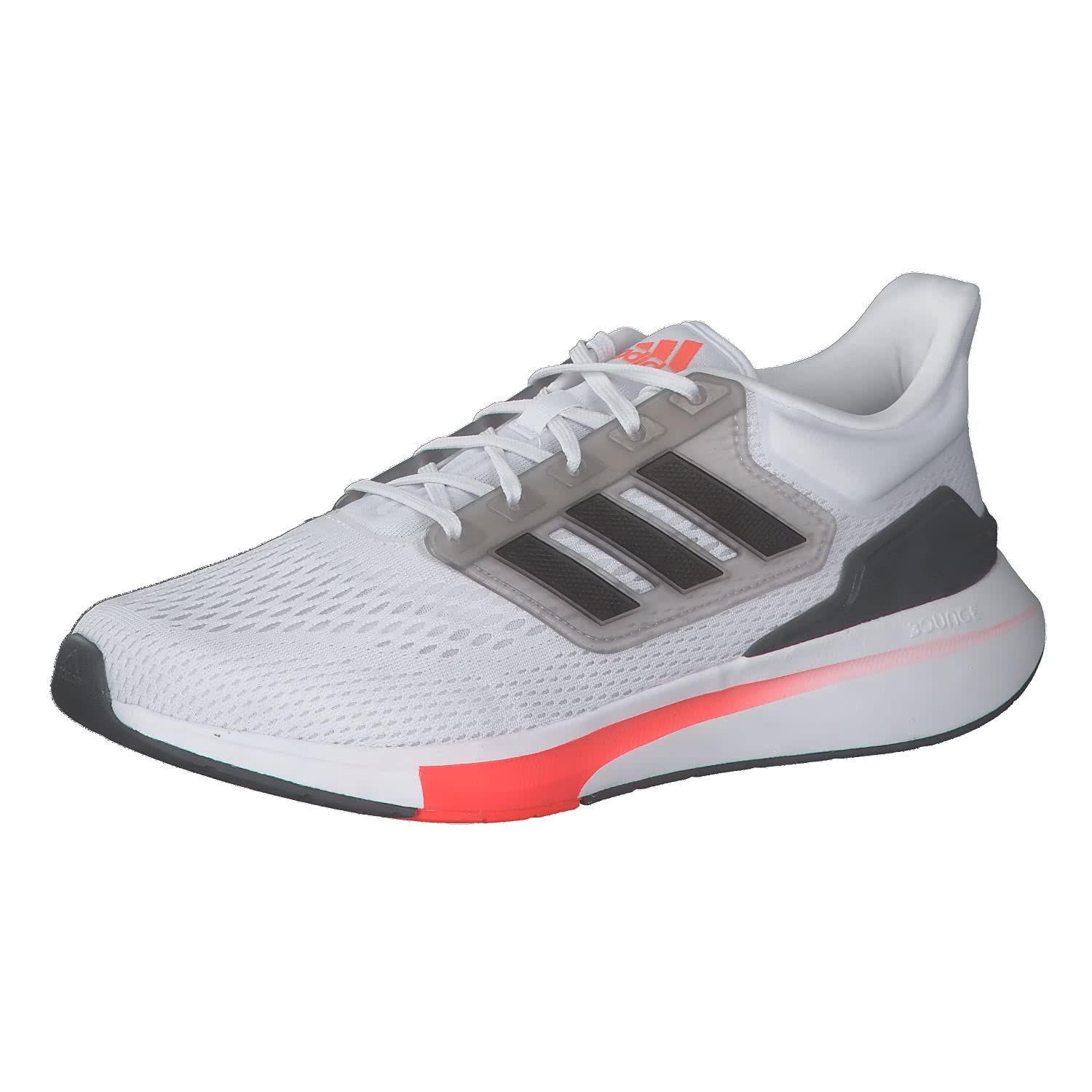 [アディダス] ランニングシューズ EQ21 ラン WF306 メンズ フットウェアホワイト/コアブラック/グレーシックス(H00511) 27.5 cm [フットウェアホワイト/コアブラック/グレーシックス(H00511)] [27.5 cm]