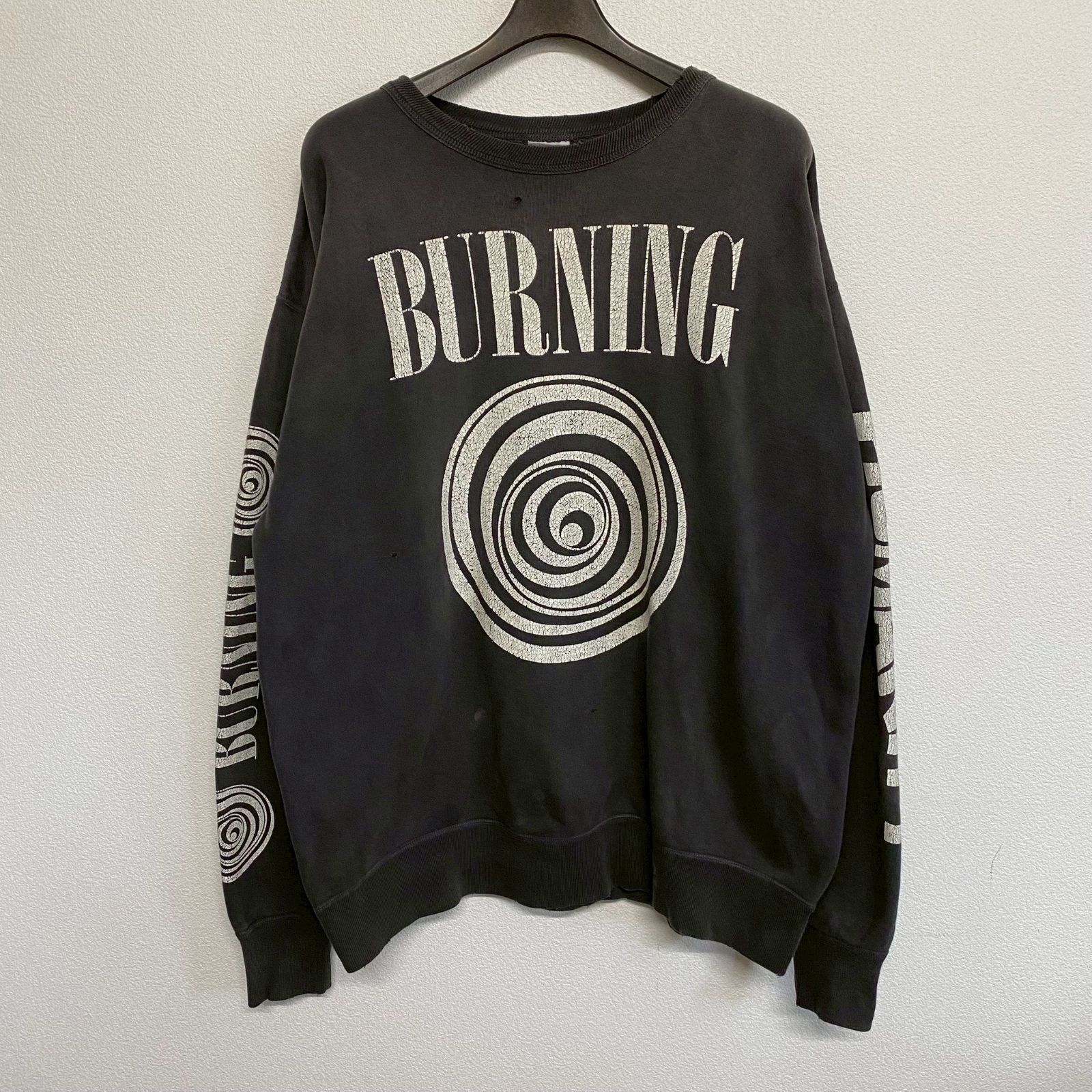 SAINT Mxxxxxx セントマイケル BURNING 黒 ブラック 長袖 T