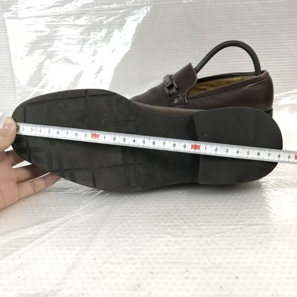 バーバリー/BURBERRY☆本革/ビットモカシン/ローファー【24.5/茶/BROWN