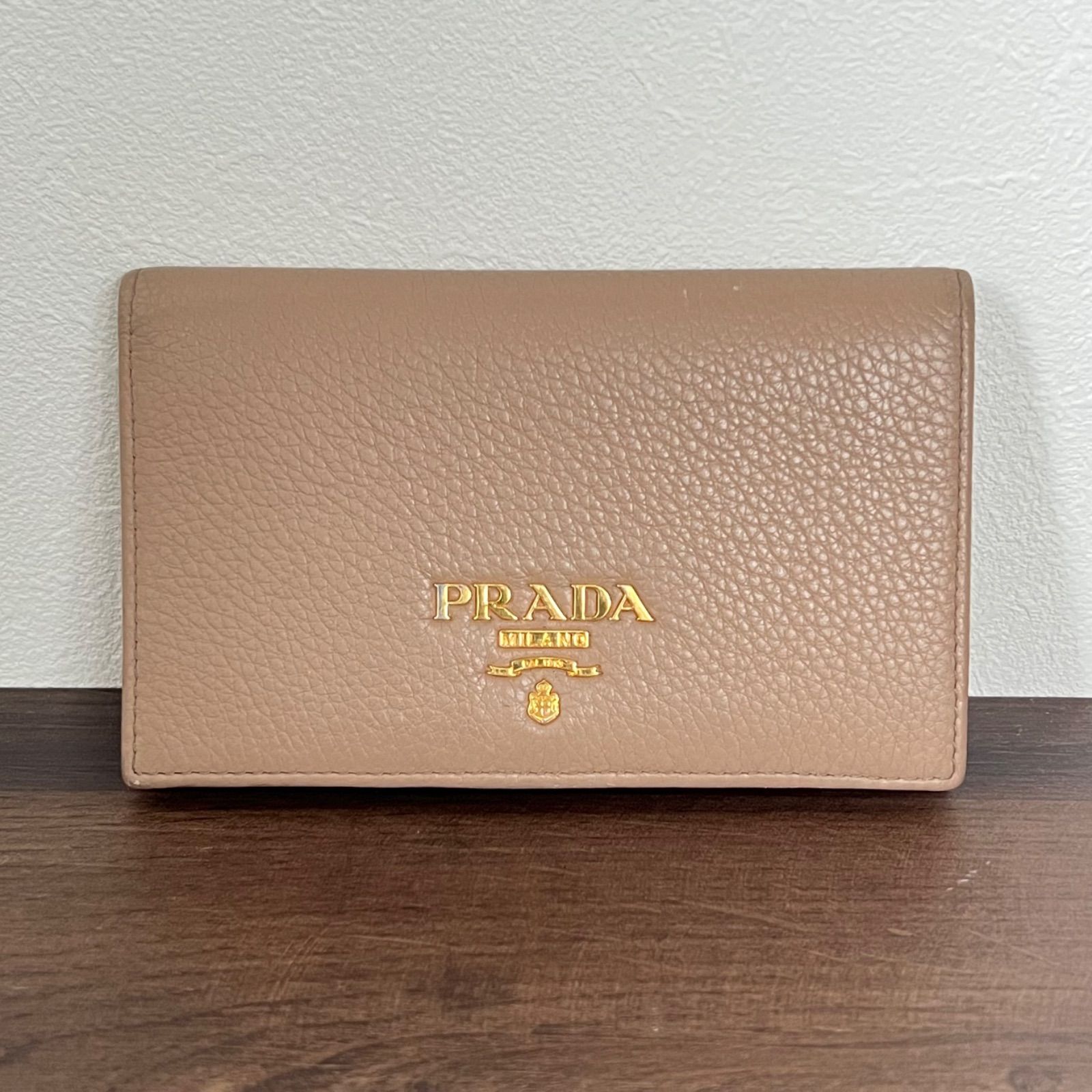 美品人気]PRADA プラダ カードケース スモールウォレット レザー 