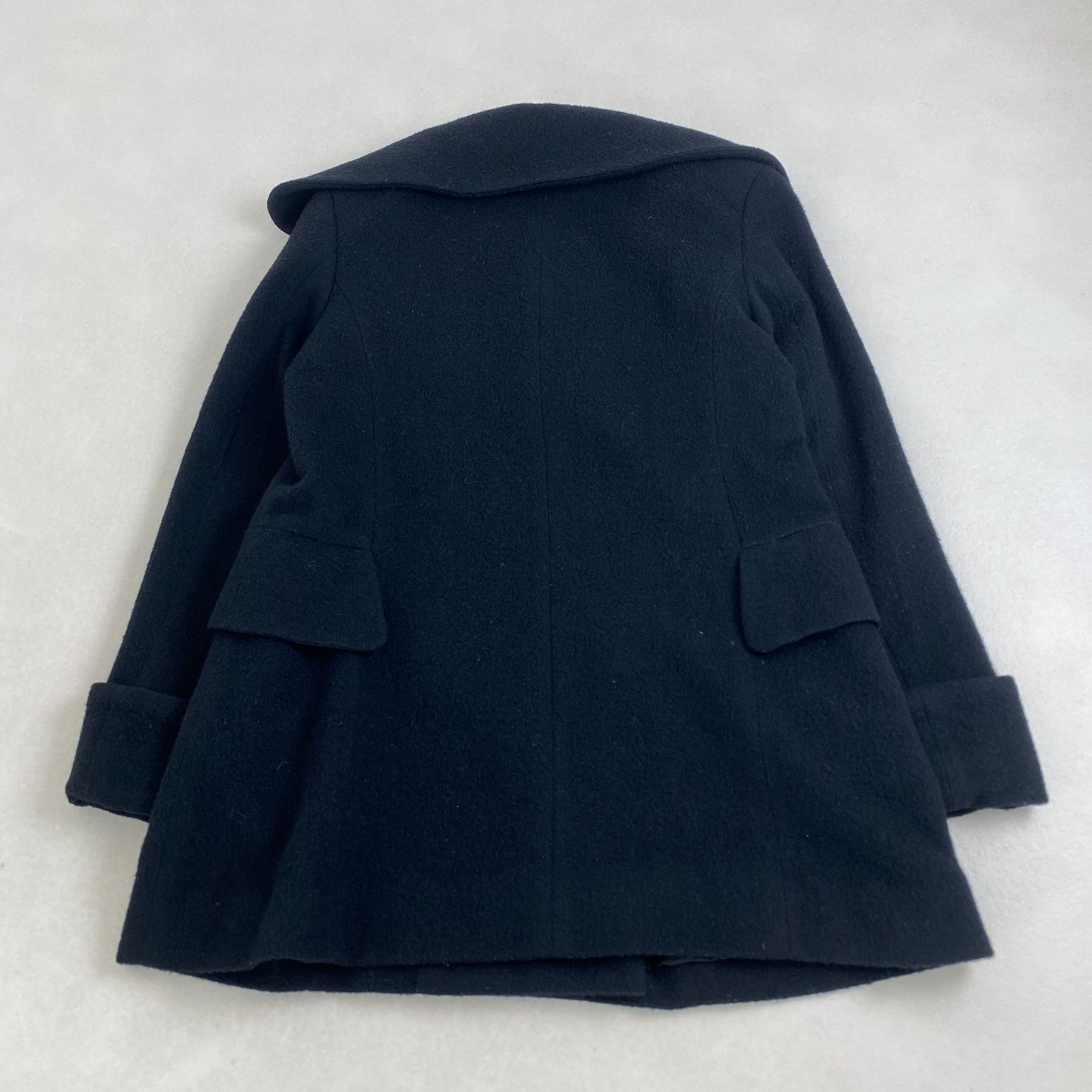 Vivienne Westwood RED LABEL ウールコート ヴィヴィアンウエストウッド 大きいハート襟 オーブ ブラック 2 M L相当