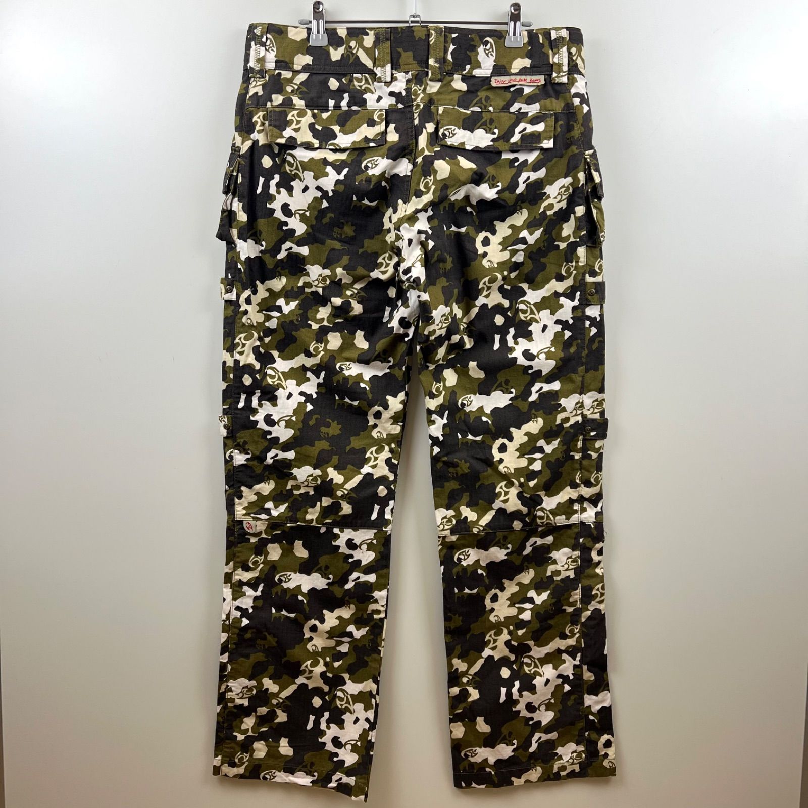 DAIWA ダイワ アウトブレイズ ロールアップパンツ 迷彩フィッシングパンツ DAIWA outblaze camo roll-up pants LL OP-8013 ダイワ精工