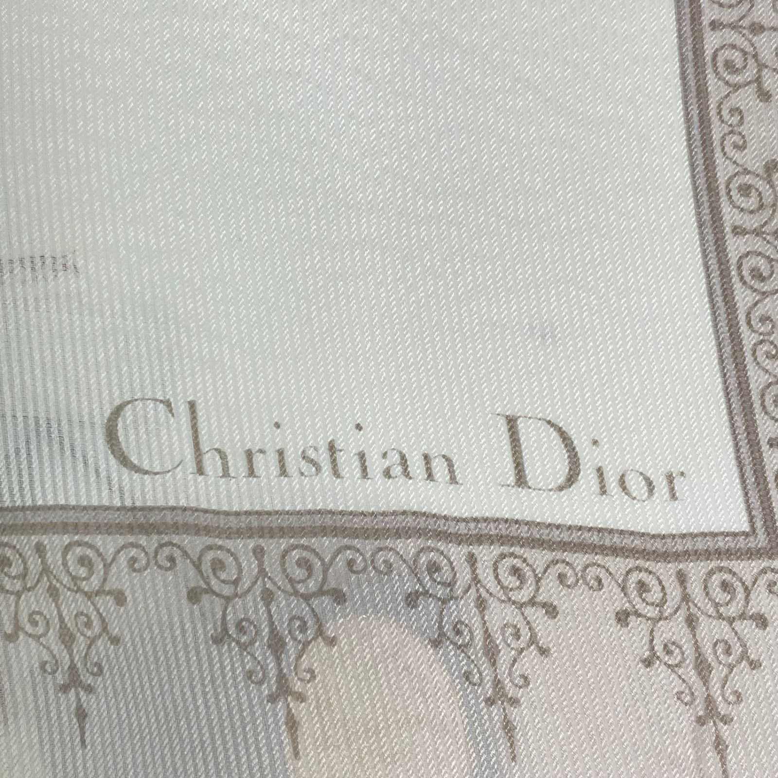 未使用品 CHRISTIAN DIOR クリスチャン ディオール マフラー