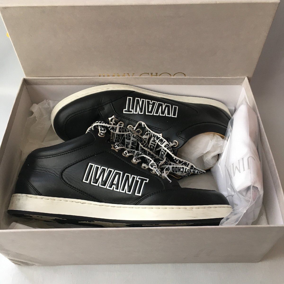 美品 JIMMY CHOOジミーチュウ スニーカー 37 1/2 - メルカリ