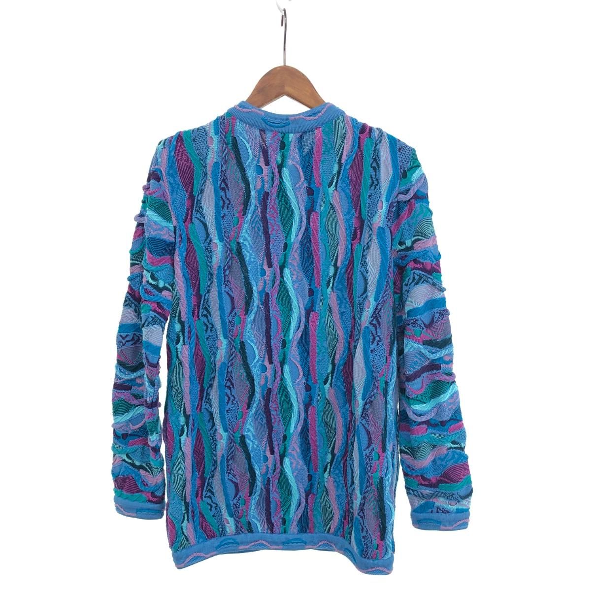 クージー COOGI 3Dニットカーディガン 74095 ブルー レディース