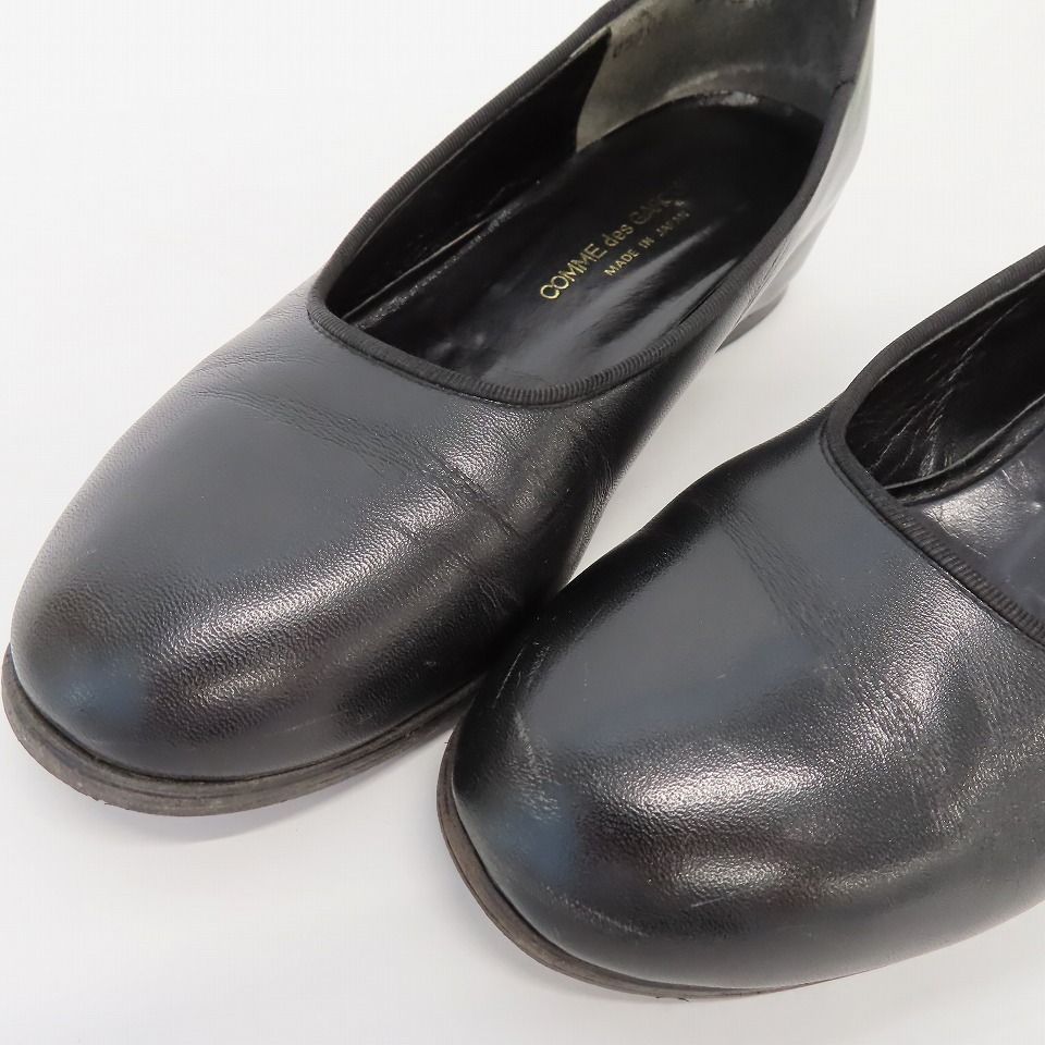 コムデギャルソン　フラットシューズ COMME des GARCONS コムデギャルソンCOMME コットンスクエアトゥ