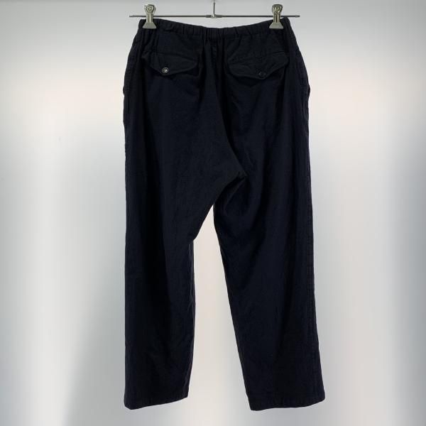 中古】COMOLI 21AW ウールフラノ ドローストリングパンツ U03-03003