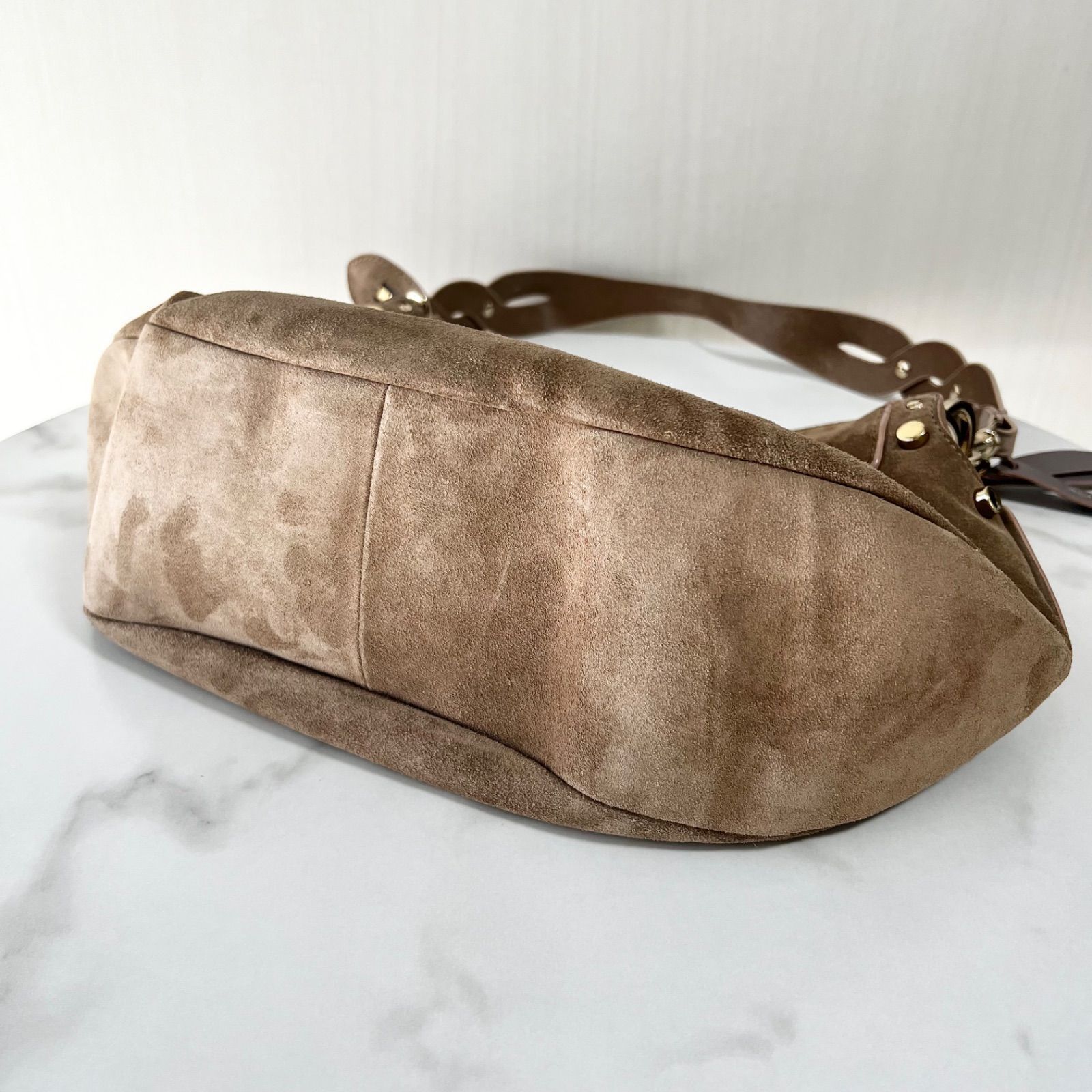 JIMMY CHOO ジミーチュウ スエード 2way ショルダーバック