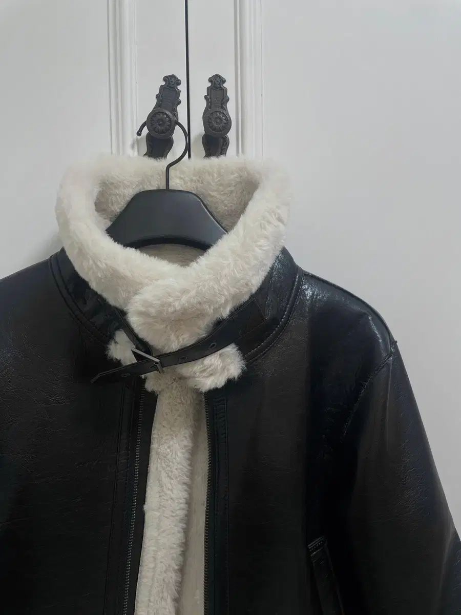 BOHEMSEO ボヘミアンソウル スリムフィット シアリング ムートン 黒 GULLKHAN_COM