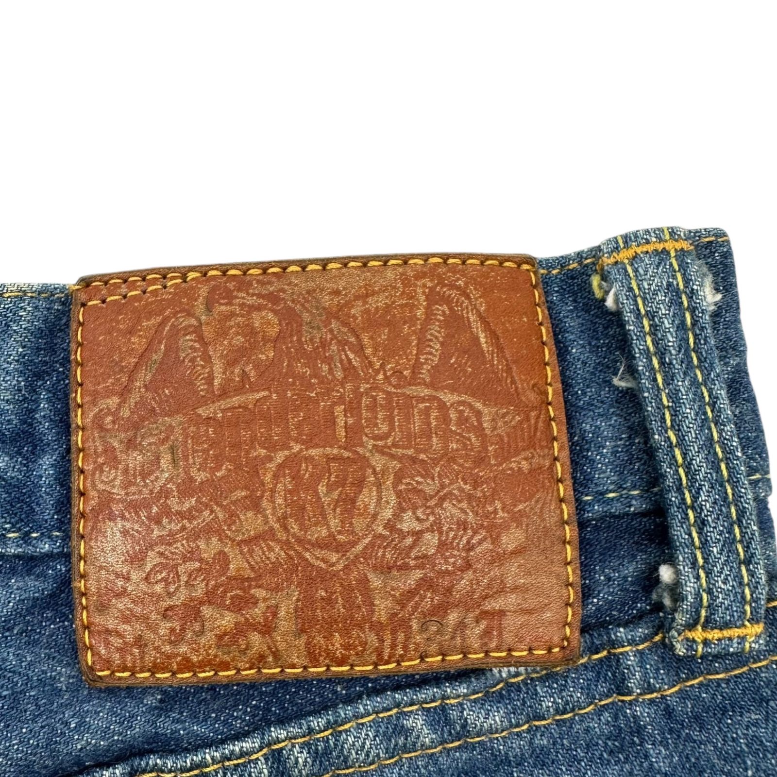 TENDERLOIN(テンダーロイン) T-RIDERS E ダメージ加工 シンチバック 