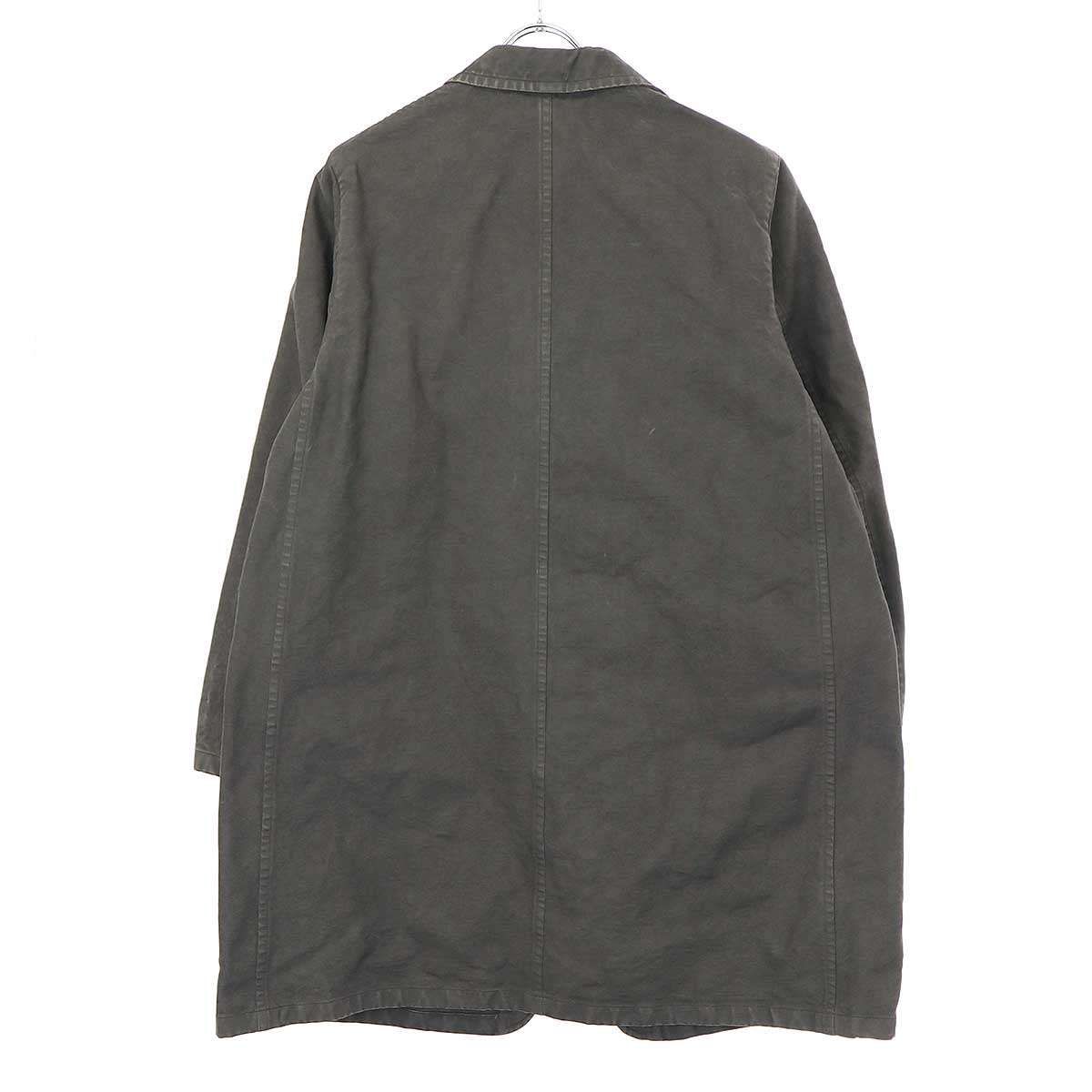 The crooked Tailor ザ クルーキッドテーラー 16AW tailor collar cut-away tent line coat  ヴィンテージコットンコート チャコール 46 - メルカリ