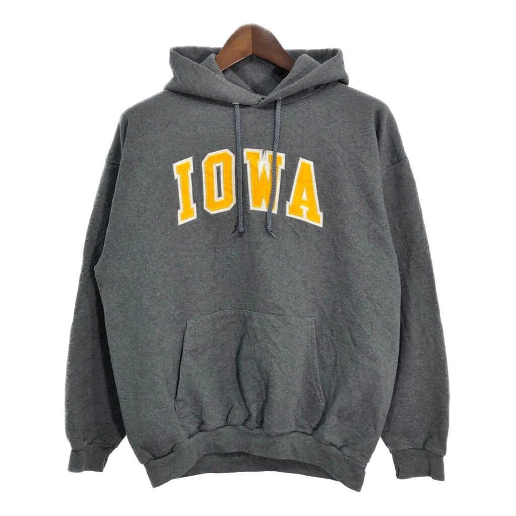 Champion チャンピオン スウェット パーカー カレッジ グレー (メンズ L) 中古 古着 T0369