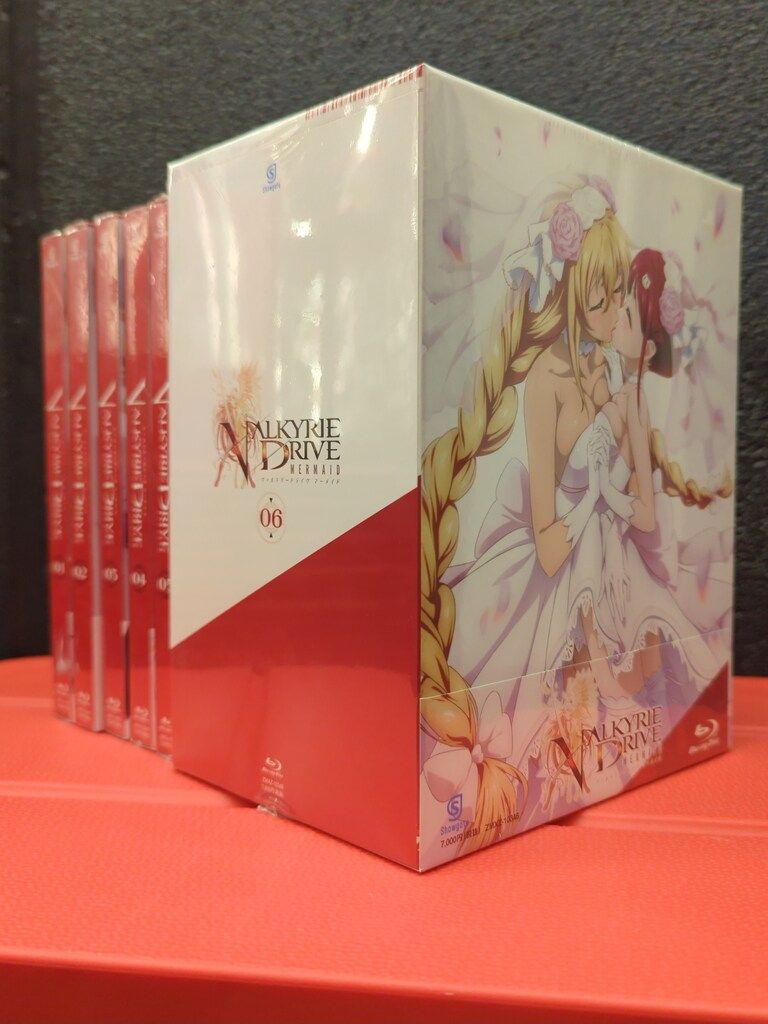 未開封新品/送料無料 VALKYRIE DRIVE -BHIKKHUNI- にゅうにゅうDXパック 先着購入特典 楽園水着DLCカード付 124未開封ブルーレイ2枚 VALKYRIE DRIVE-MERMAID-①③ Valkyrie Drive
