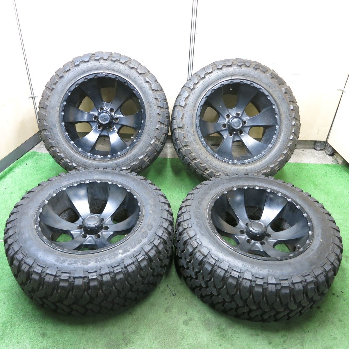 バリ溝 22年 9.5分 MKW M-19 35×12.50R20 コンフォーサー CF3000 トーヨー M T オープンカントリー 20インチ PCD139.7 6H 5091001ナノ