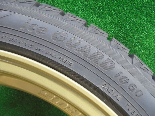 5FP121 AAH バリ山 245 40R18 iceGUARD iG60 スタッドレス アルミホイールセット 製 CBA-CVB インプレッサ FFCRYSTALESIA_COM