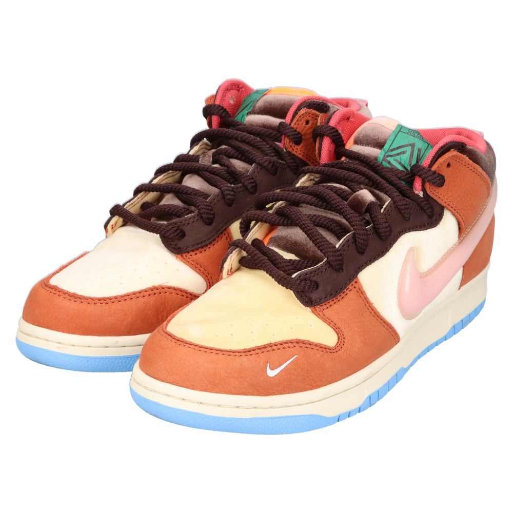 NIKE (ナイキ) ×SOCIAL STATUS DUNK MID CHOCOLATE MILK ダンク ミッド