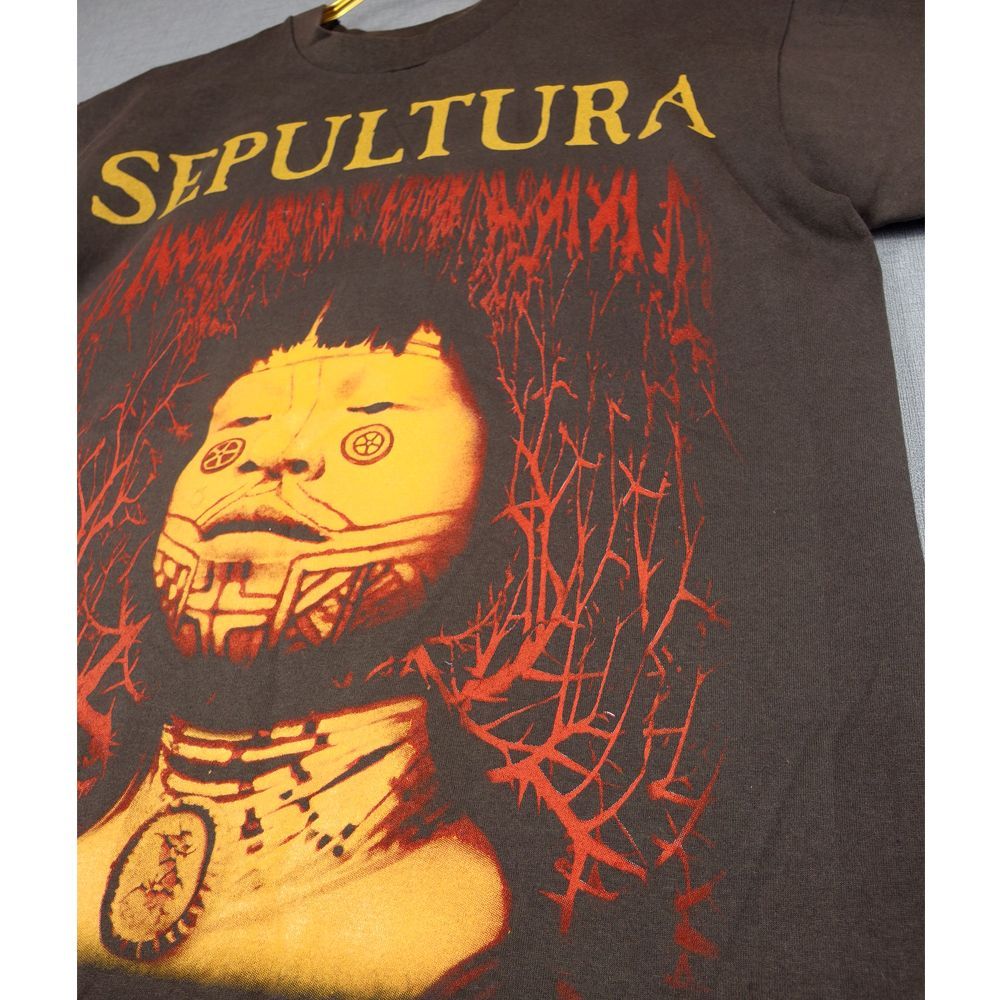 163 SEPULTURA セパルトゥラ Tシャツ 美品 チャコール Lサイズ