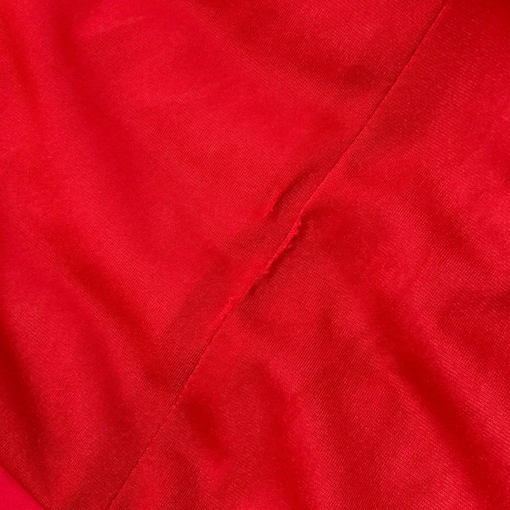 サイズ：38 ARCHIVIO アルチビオ ダウン ワンピース ファー レッド系