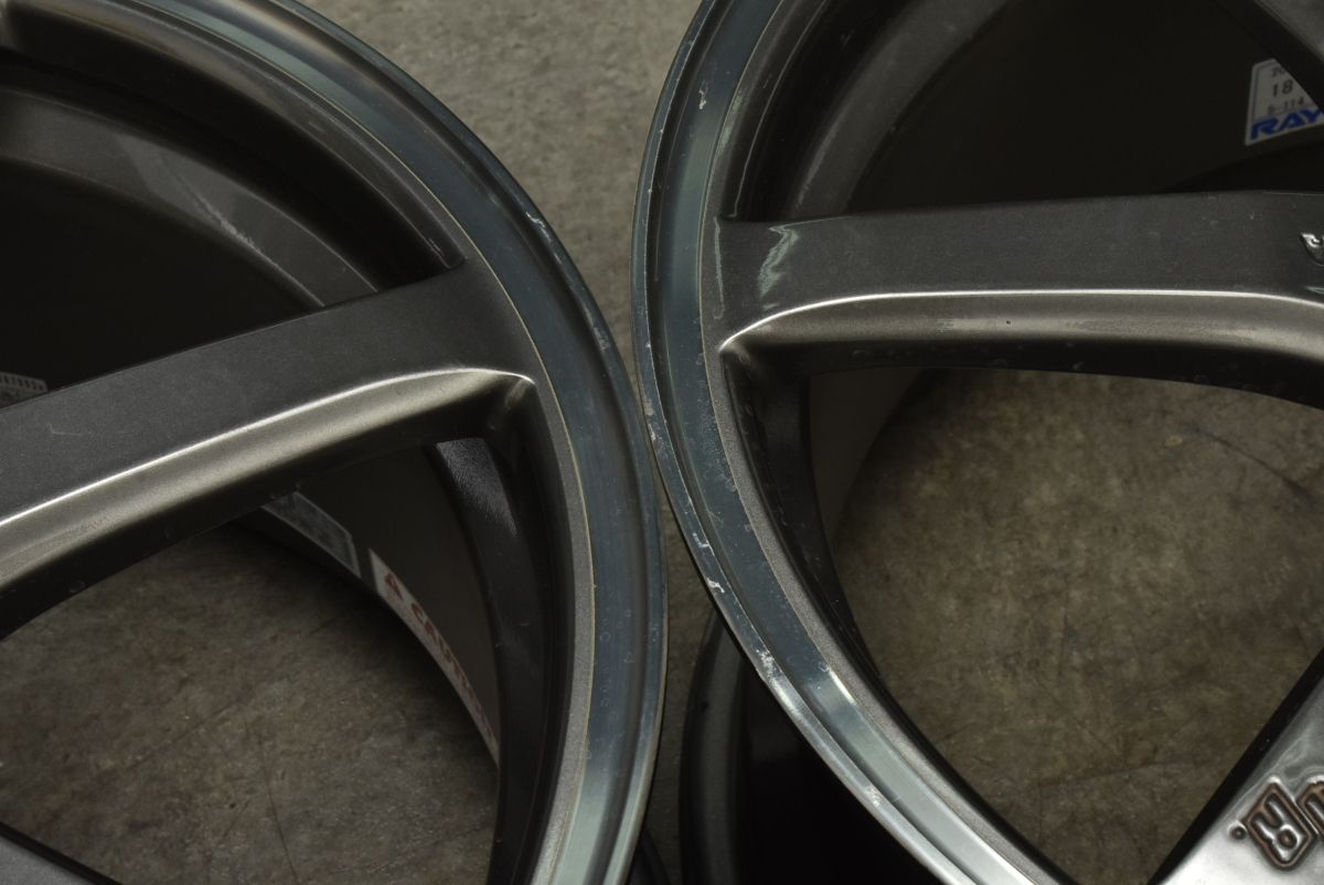 希少品】RAYS ボルクレーシング VR.G7 SC 18in 7.5J +45 PCD114.3