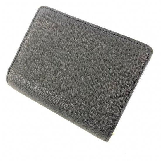 トリーバーチ レザー ジップ 二つ折り財布 ブラック - メルカリ 