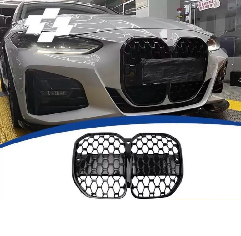 21-24種類のBMW新4系中網G22|G23改造耀夜満天星全黒型中網グリッドを適用する