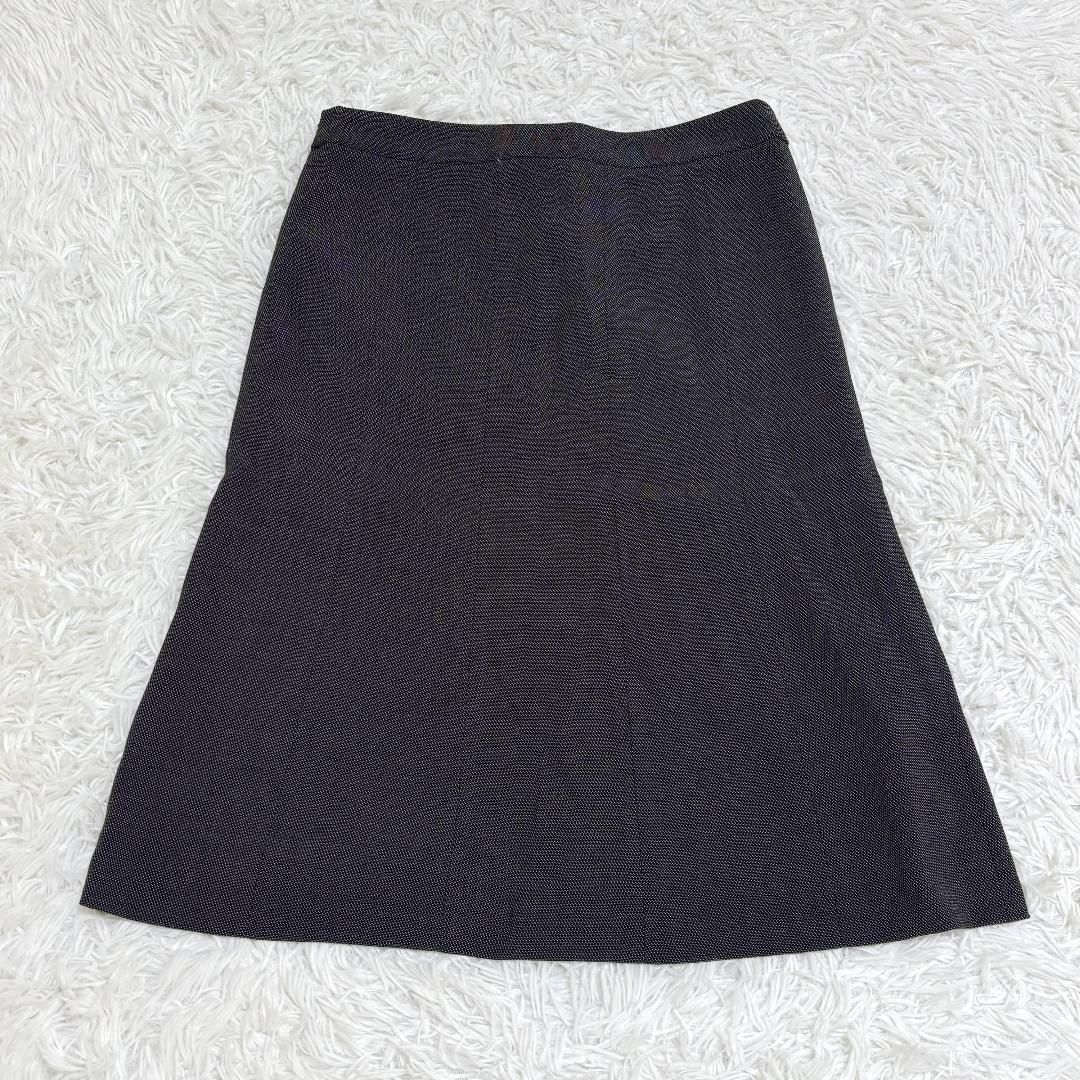  EMPORIO ARMANI ひざ丈スーツスカート 40 ブラック スーツスカート ビジネススーツ