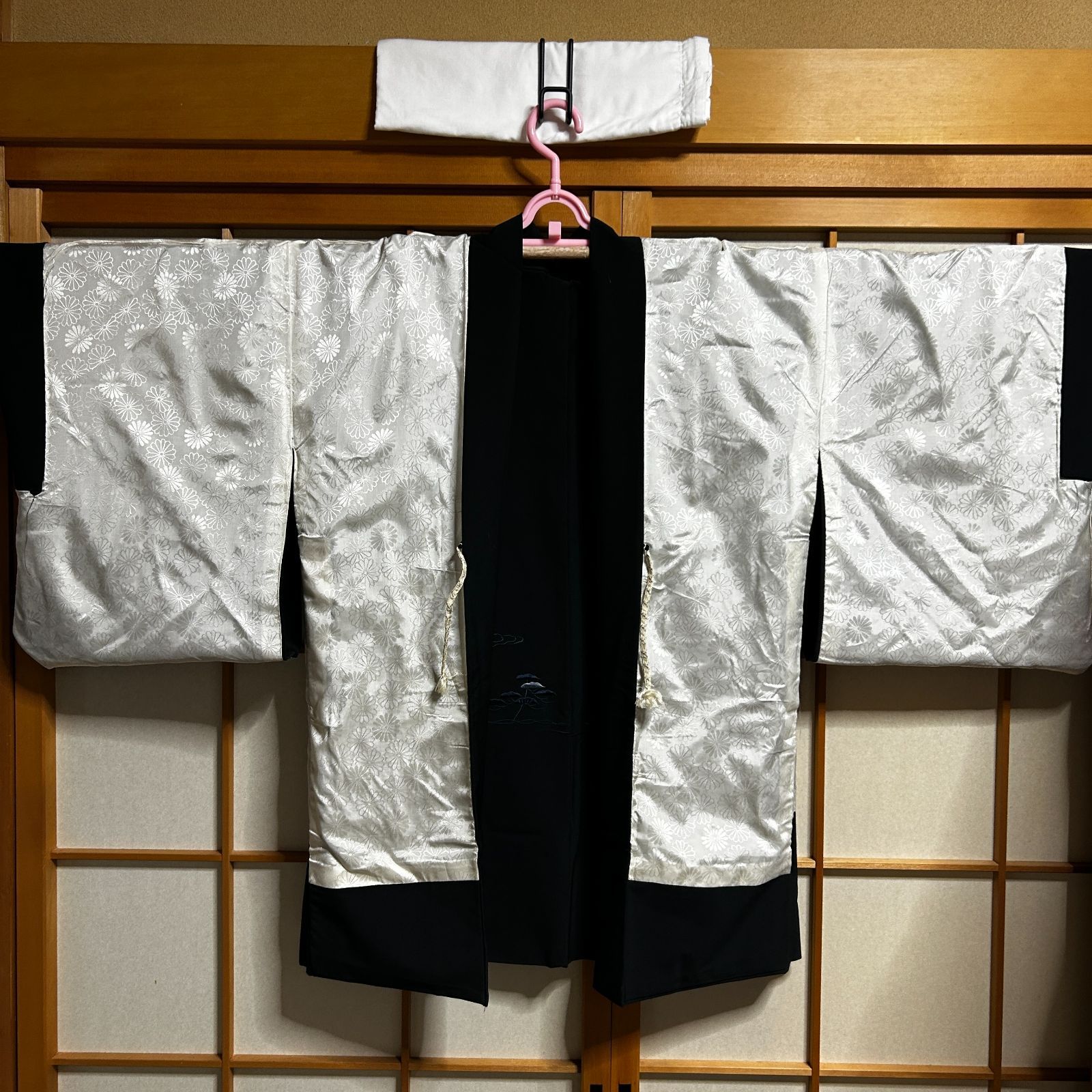 メルカリ価格★着物リメイクジャケット シャツ メンズ ユニセックス 羽織シャツ iichi価格☆着物リメイクジャケット ロングスリーブシャツ